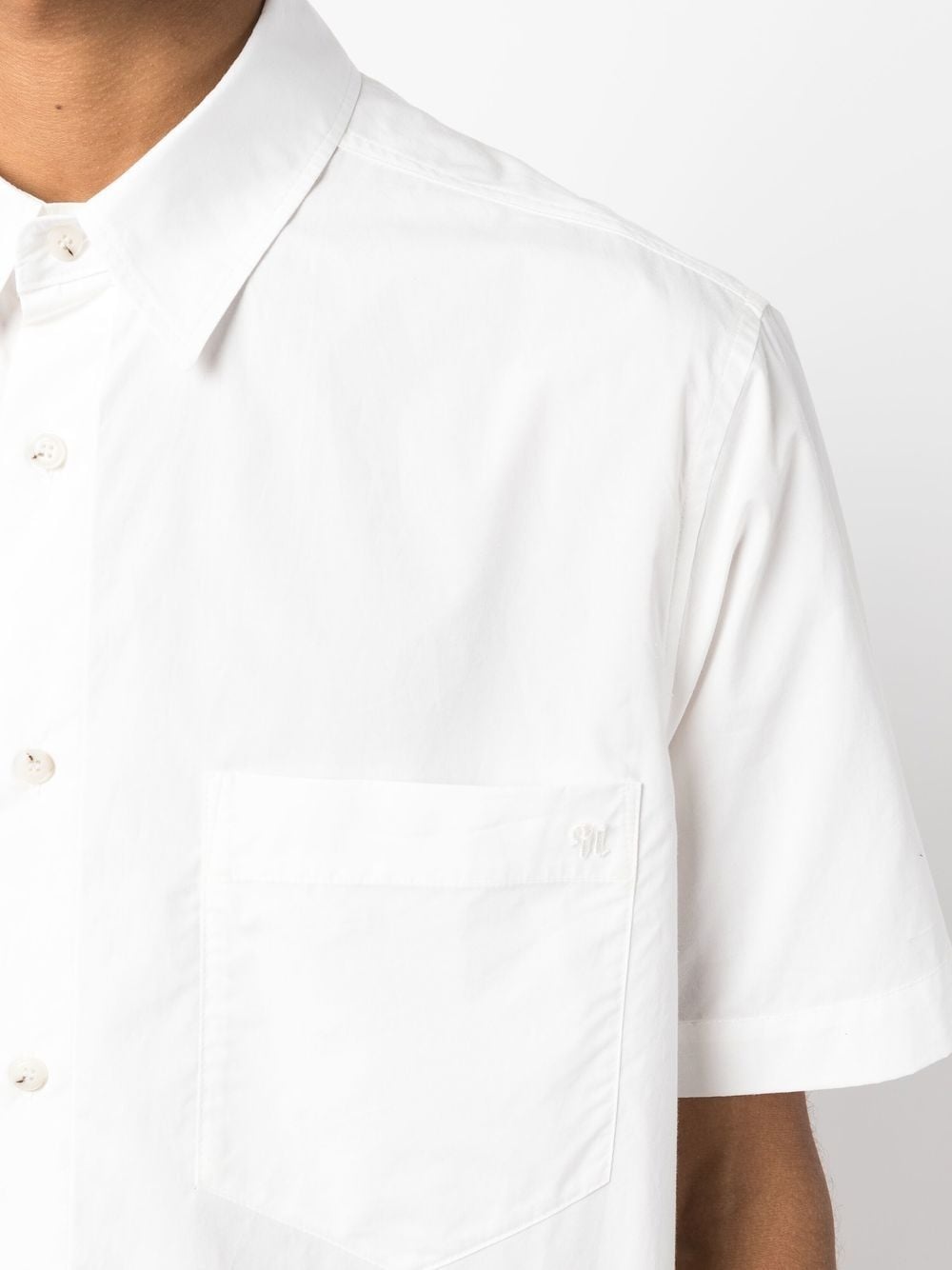 short-sleeve cotton shirt - 5