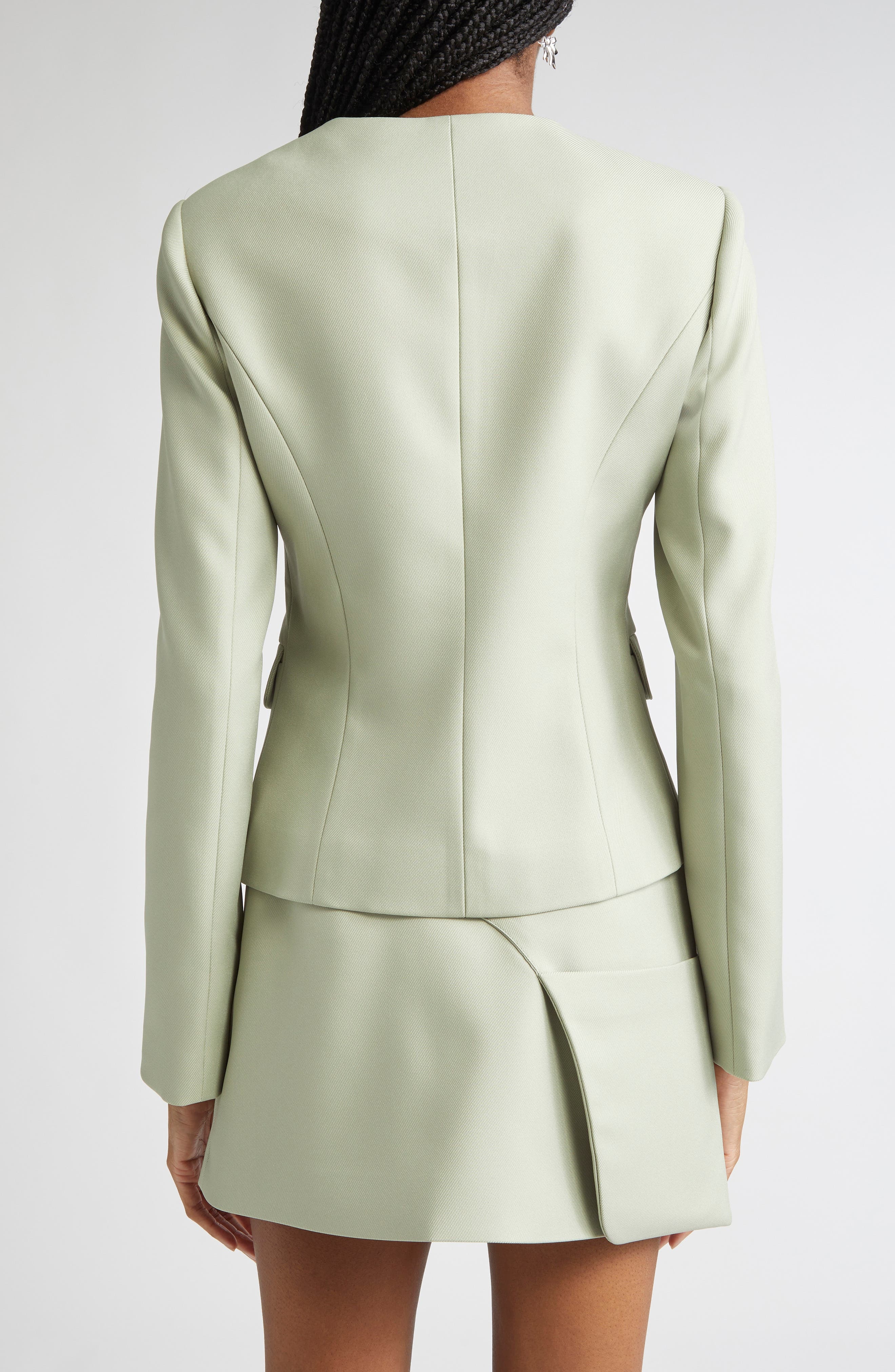 Sandy Liang Agnes Jacket in Sage at Nordstrom - 3