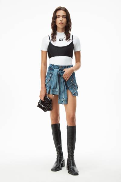 Alexander Wang TIE FRONT SKORT outlook