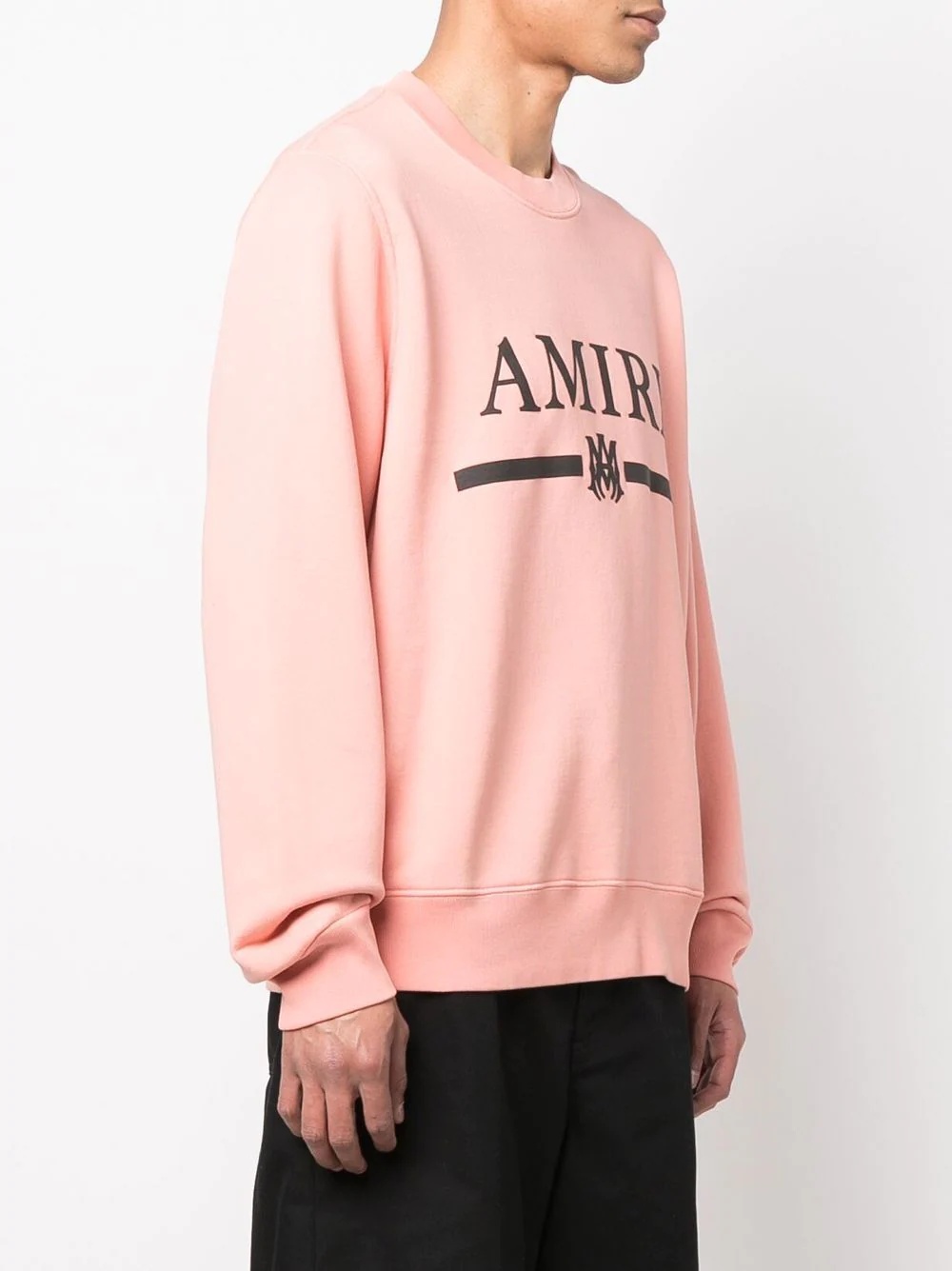 logo-print crew sweatshirt - 3