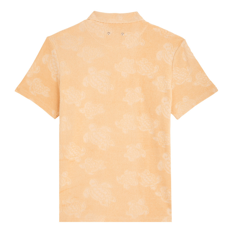 Vilebrequin Men Terry Jacquard Polo Shirt Solid outlook