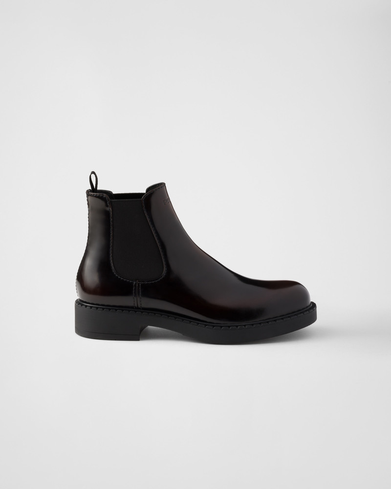 Brushed leather Chelsea boots 2