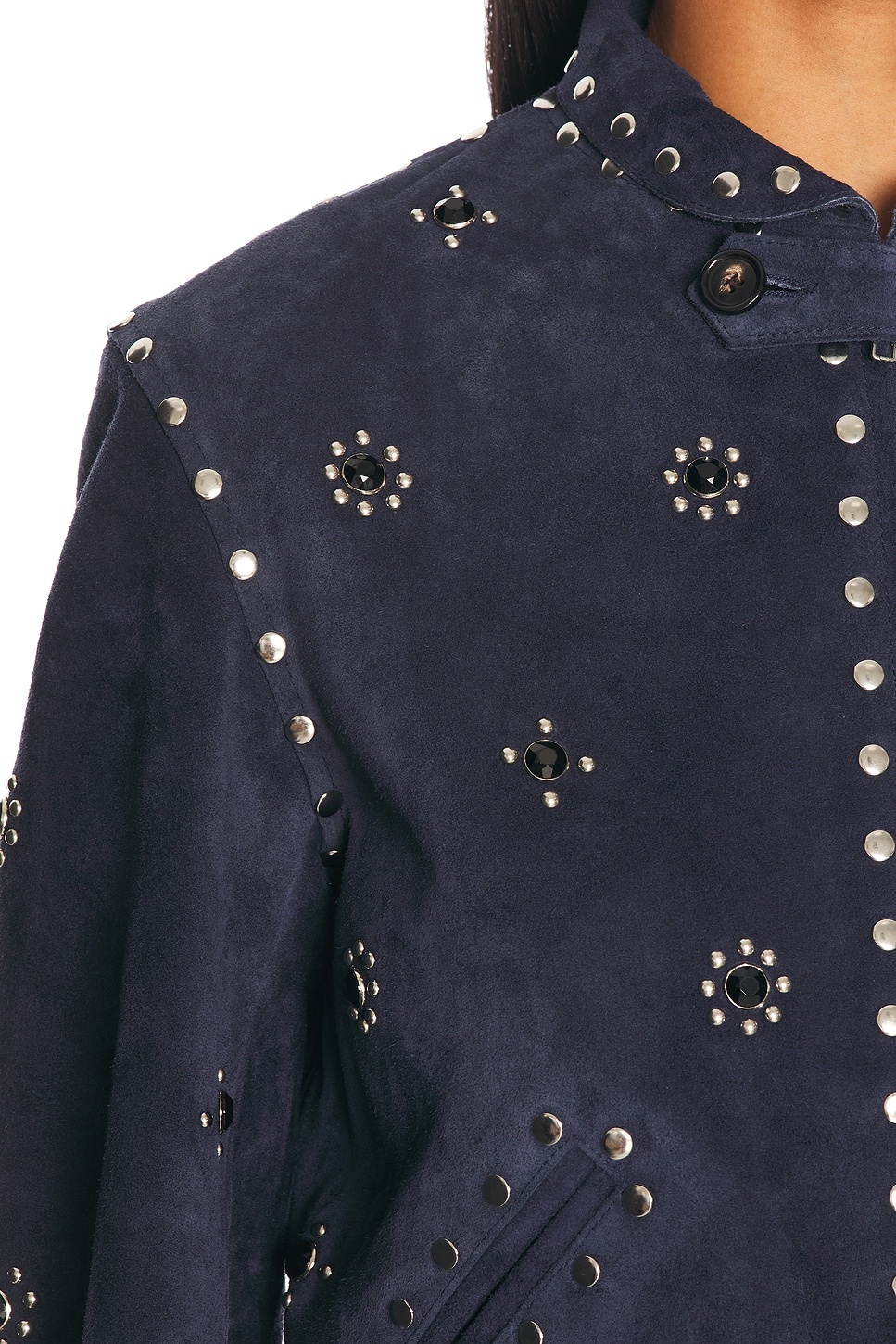 Studded Howard Suede Jacket - 5