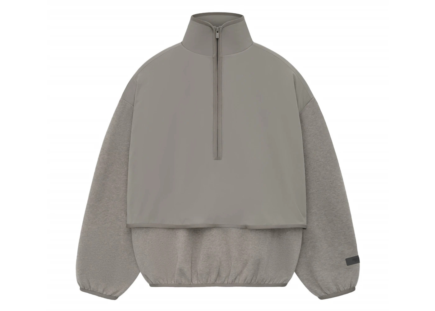ESSENTIALS Fear of God Essentials Core Collection Nylon Fleece Mockneck ...