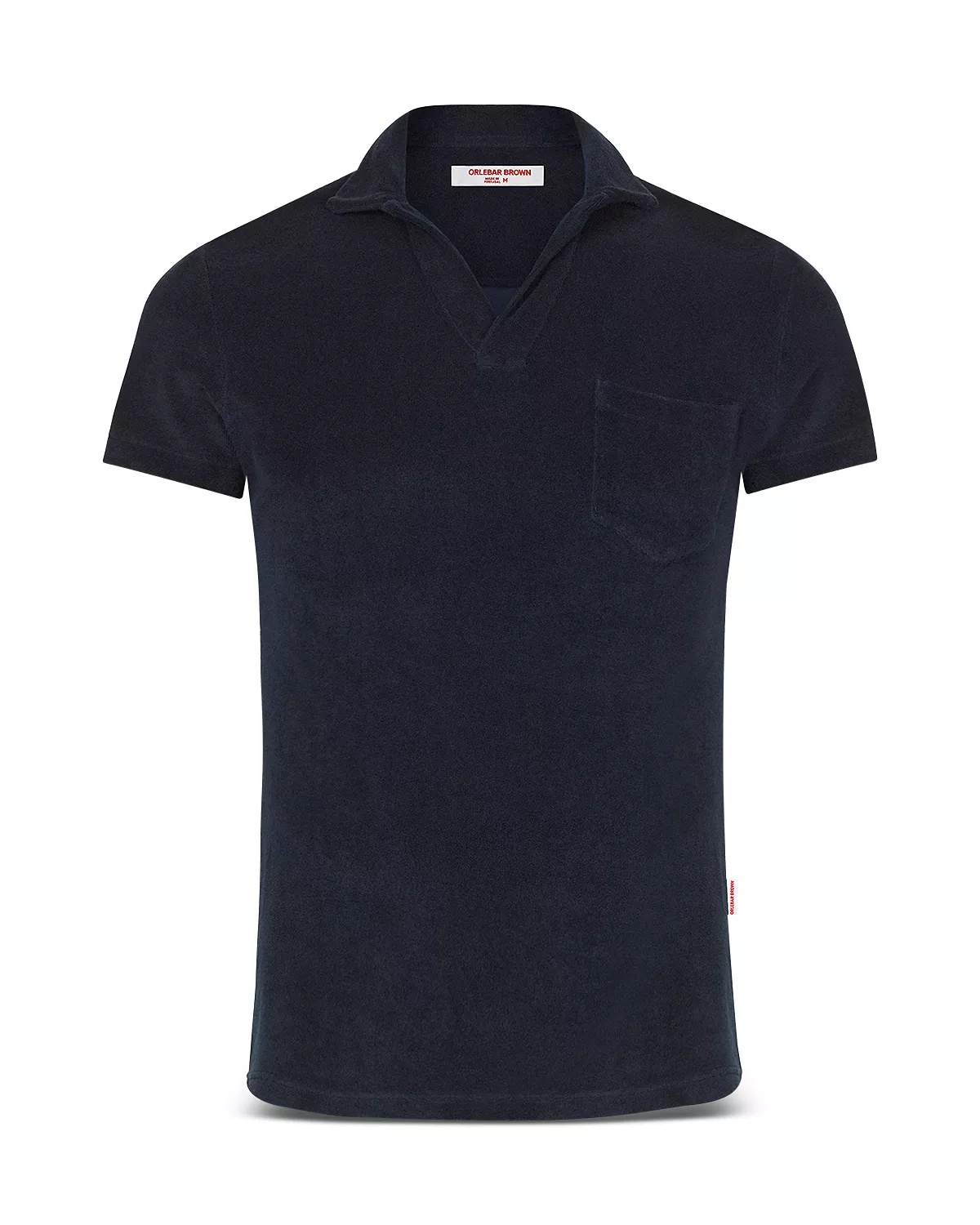 Cotton Terry Solid Tailored Fit Polo Shirt - 6