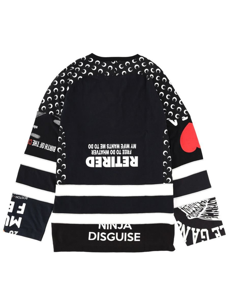 Marine Serre Marine Serre "Upcycle Graphic" Field Hockey T-Shirt outlook