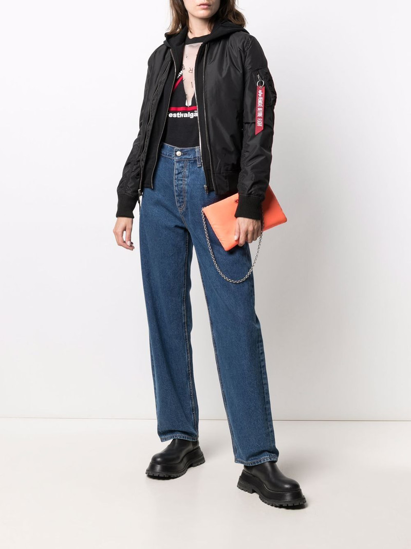 ALPHA INDUSTRIES baseball-collar track jacket outlook