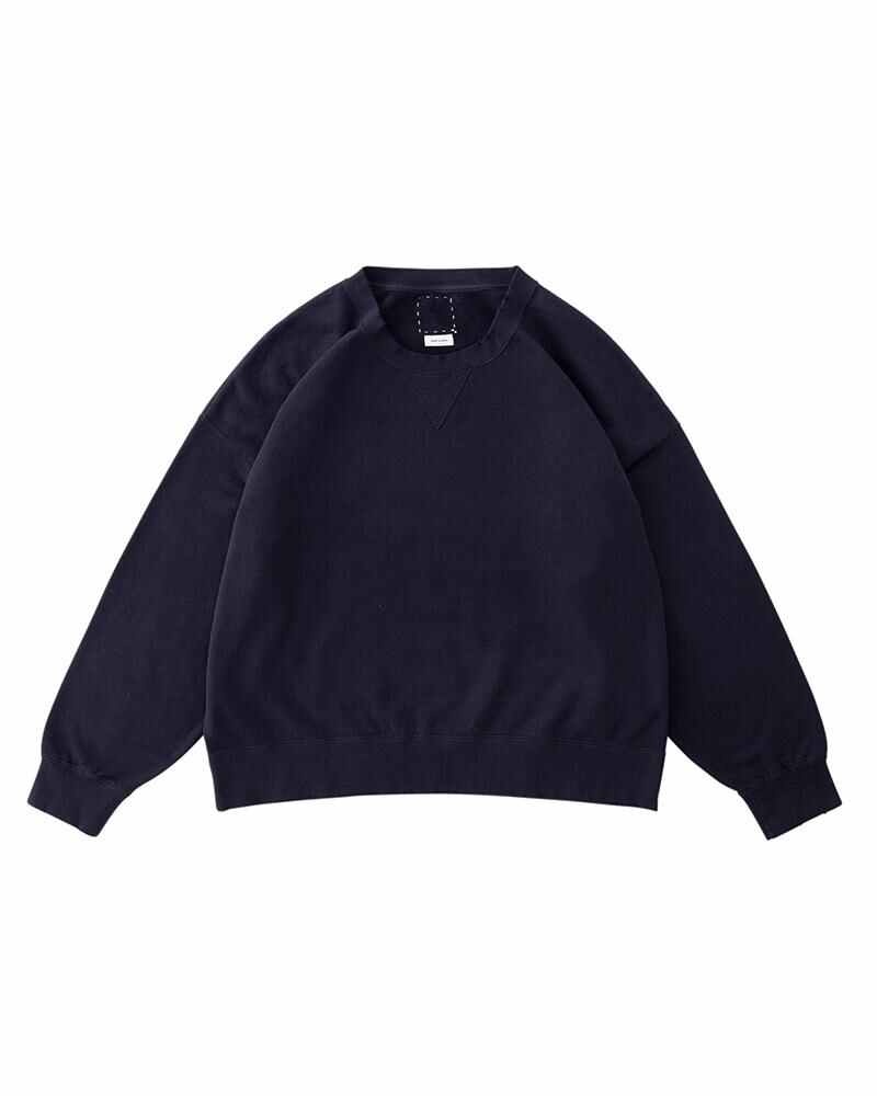 AMPLUS SB SWEAT L/S (U.D.) NAVY - 1