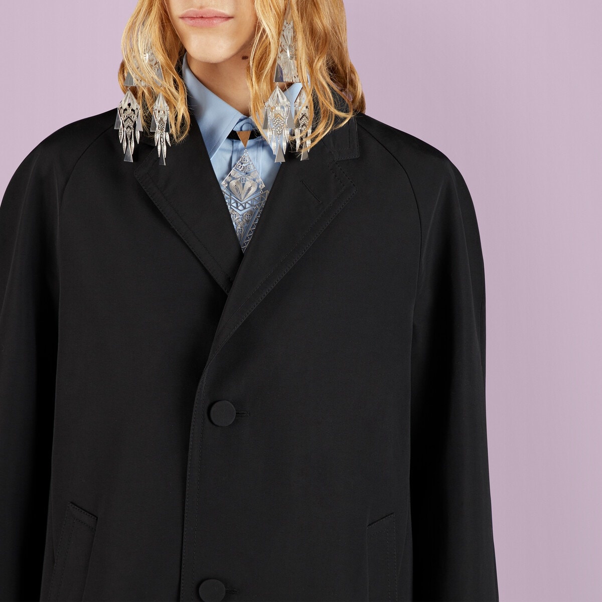 Cotton poplin coat - 4