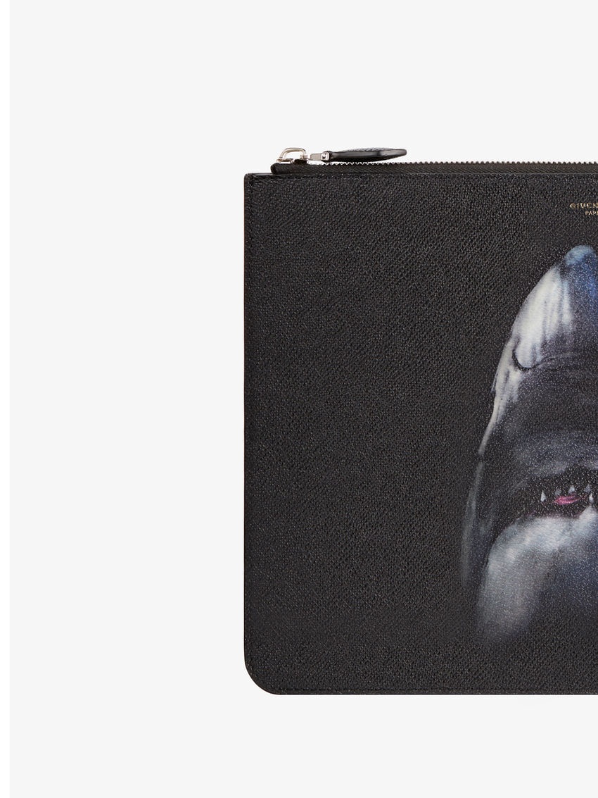 Shark large zipped pouch - 4