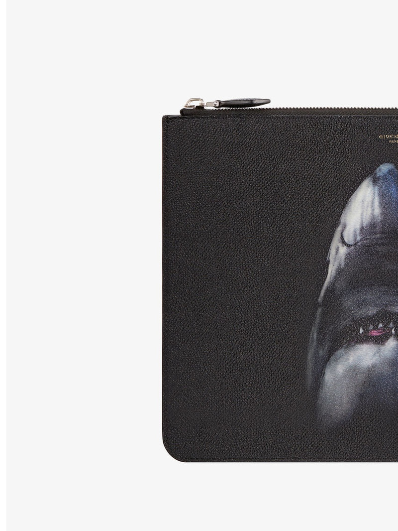 Shark large zipped pouch 4
