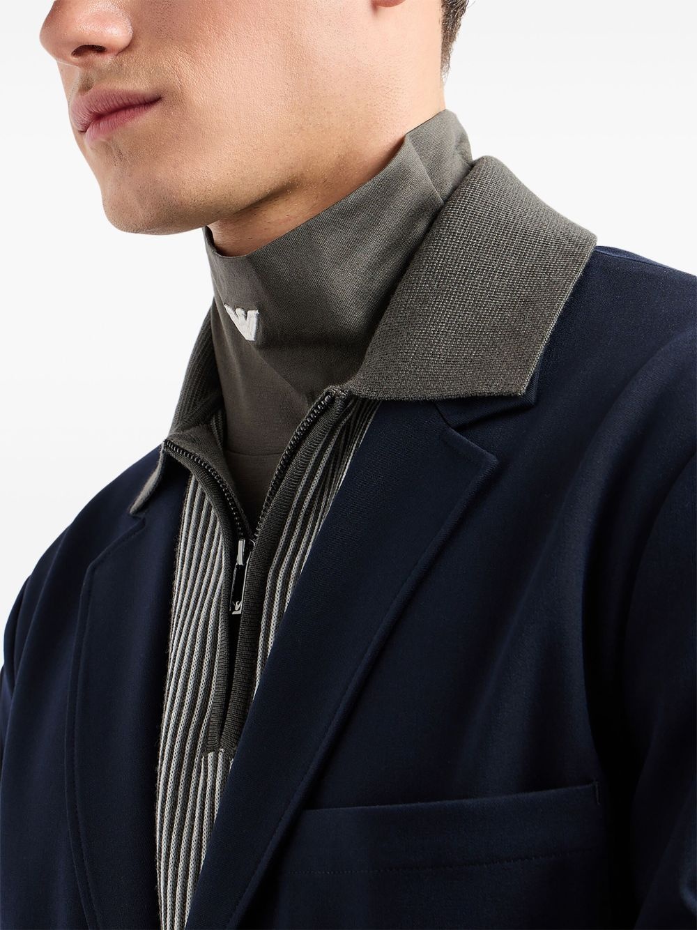 single-breasted blazer - 4