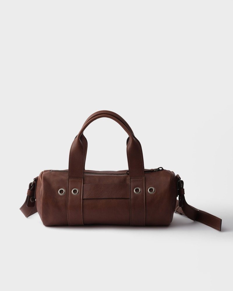 Prada Route large leather top-handle bag 3