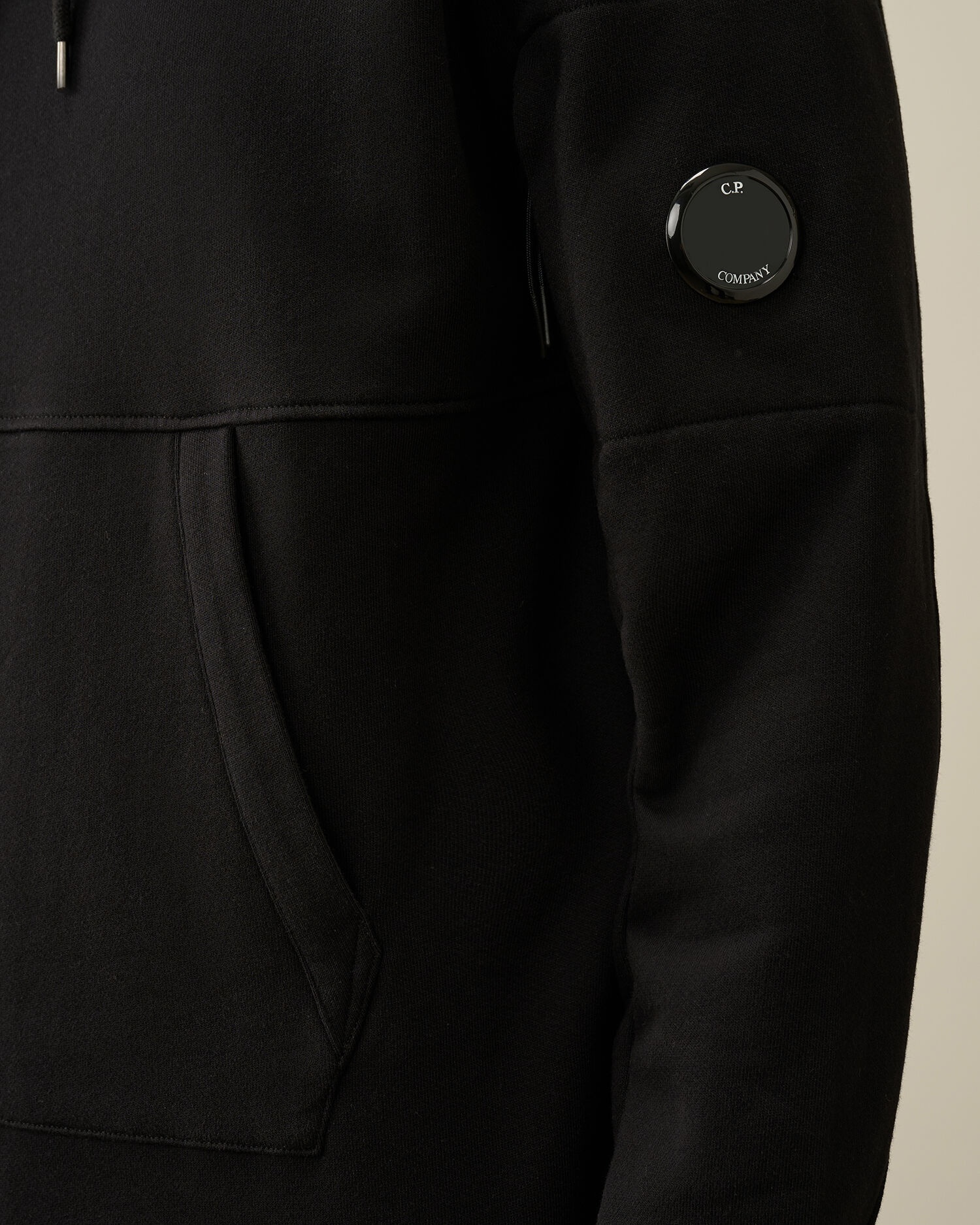 Diagonal Raised Fleece Hoodie - 3