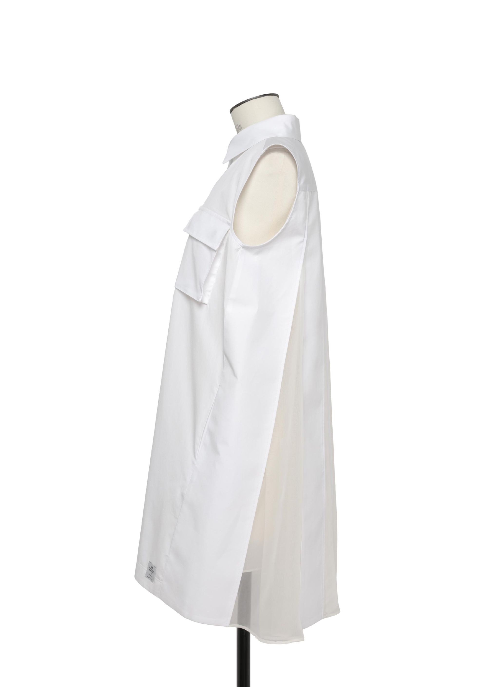 sacai Thomas Mason Cotton Poplin Dress | REVERSIBLE sacai Thomas Mason Cotton Poplin Dress | REVERSIBLE