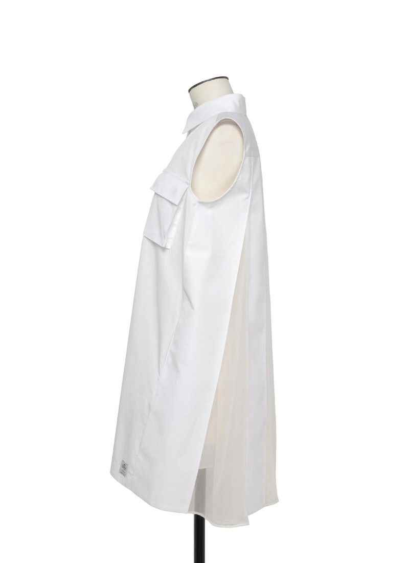 sacai Thomas Mason Cotton Poplin Dress outlook