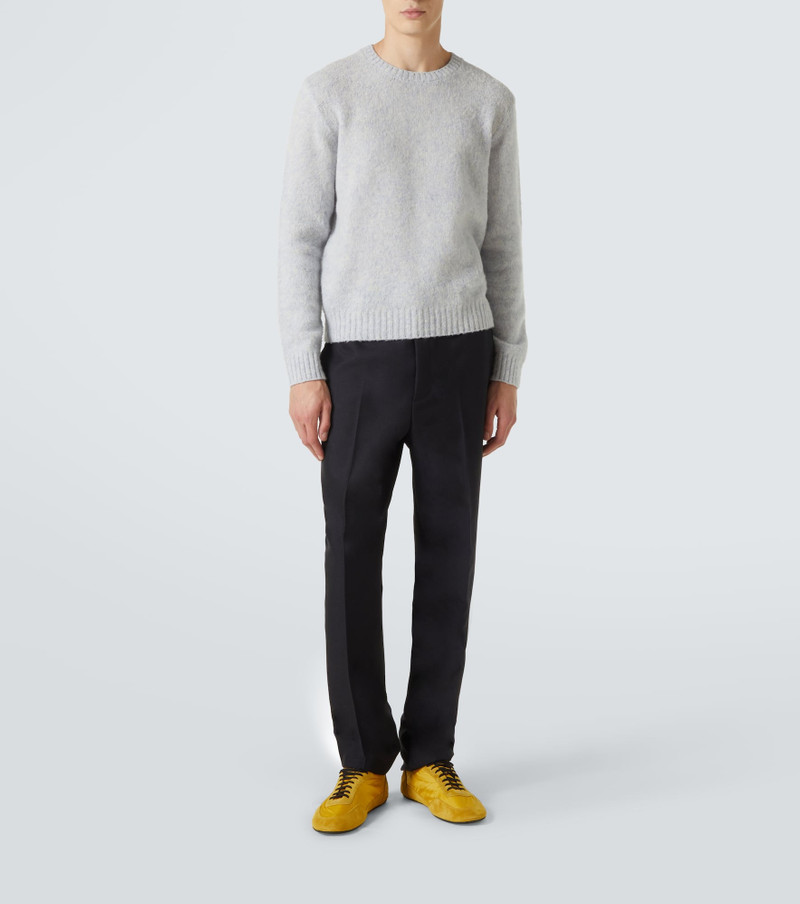 Prada Mohair and wool slim pants outlook