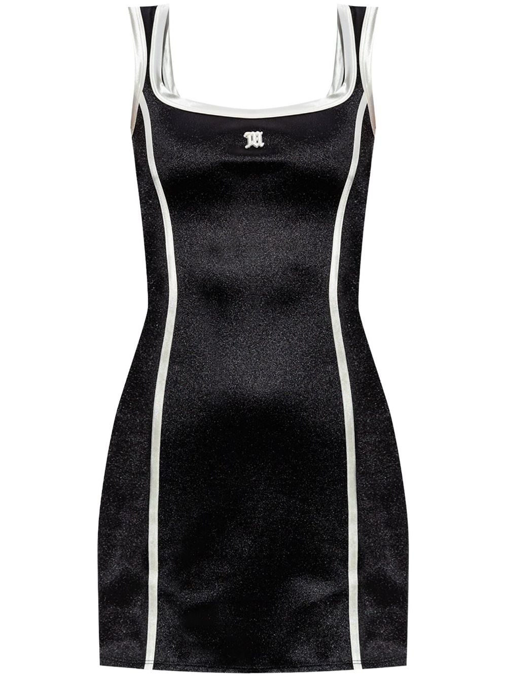 logo-embroidered mini dress - 1
