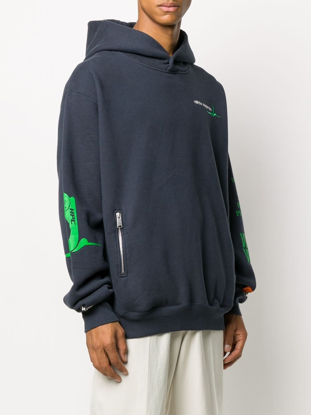 graphic print hoodie - 3