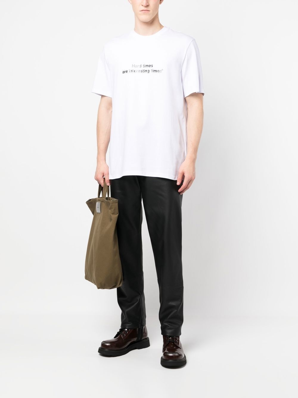 slogan-print cotton T-Shirt - 2