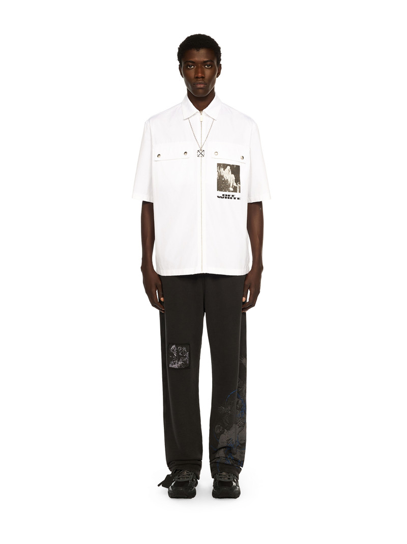Off-White Xerox Star Zip Bowling Shirt outlook