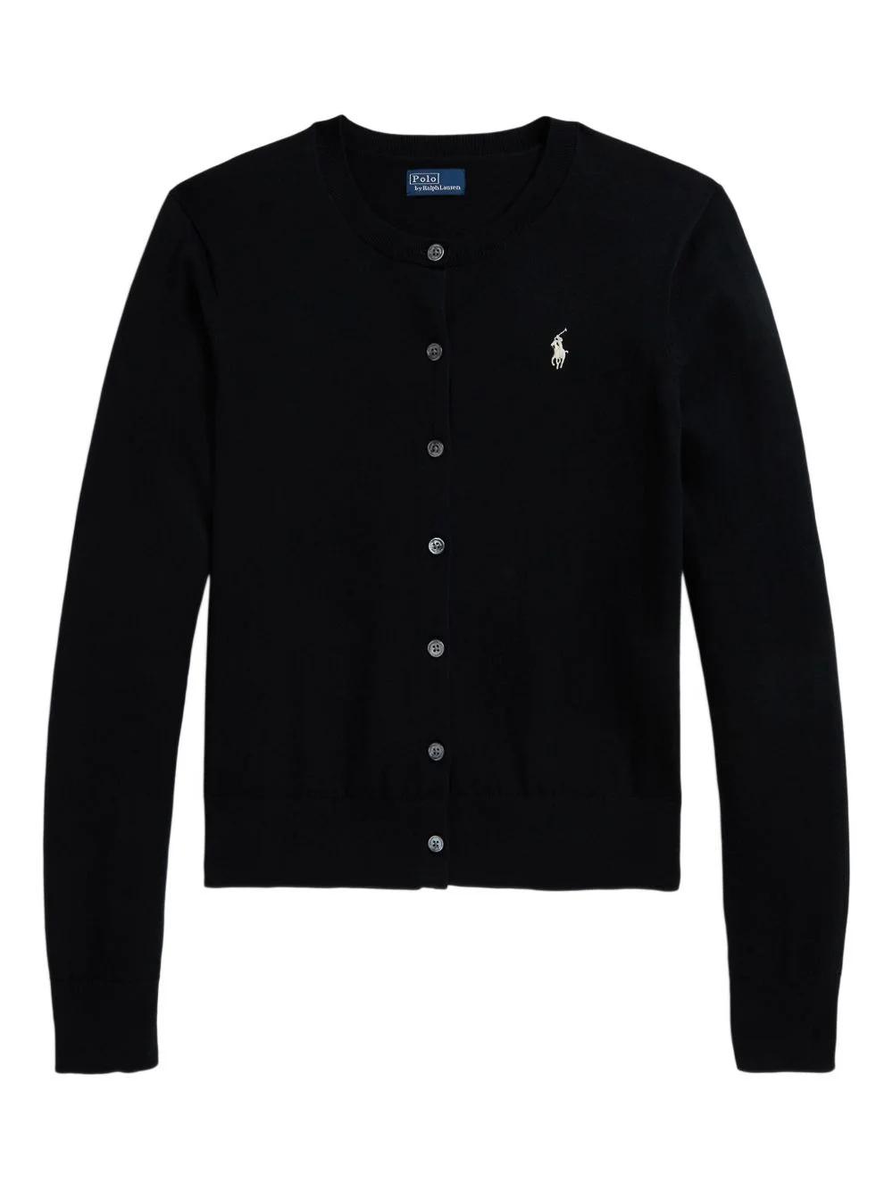 button-fastening cardigan - 1