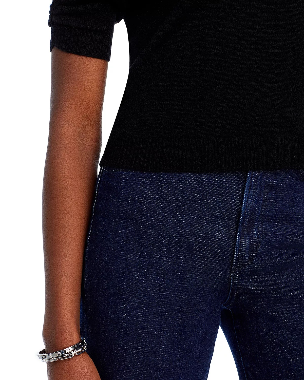 Ruched Puff Sleeve Sweater - 6