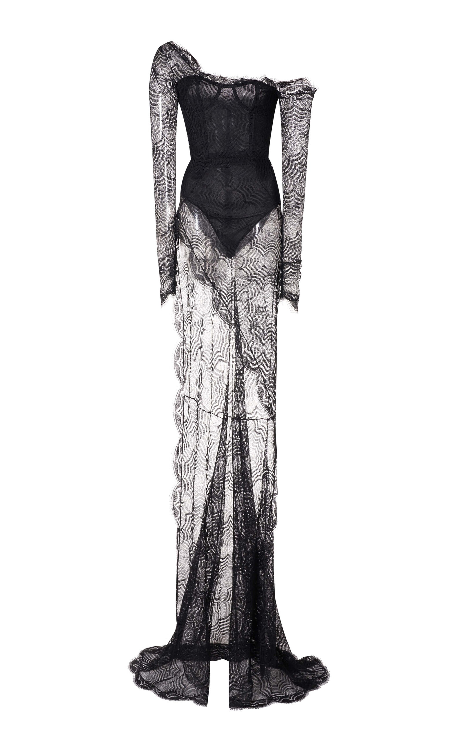 Lace Gown black - 2