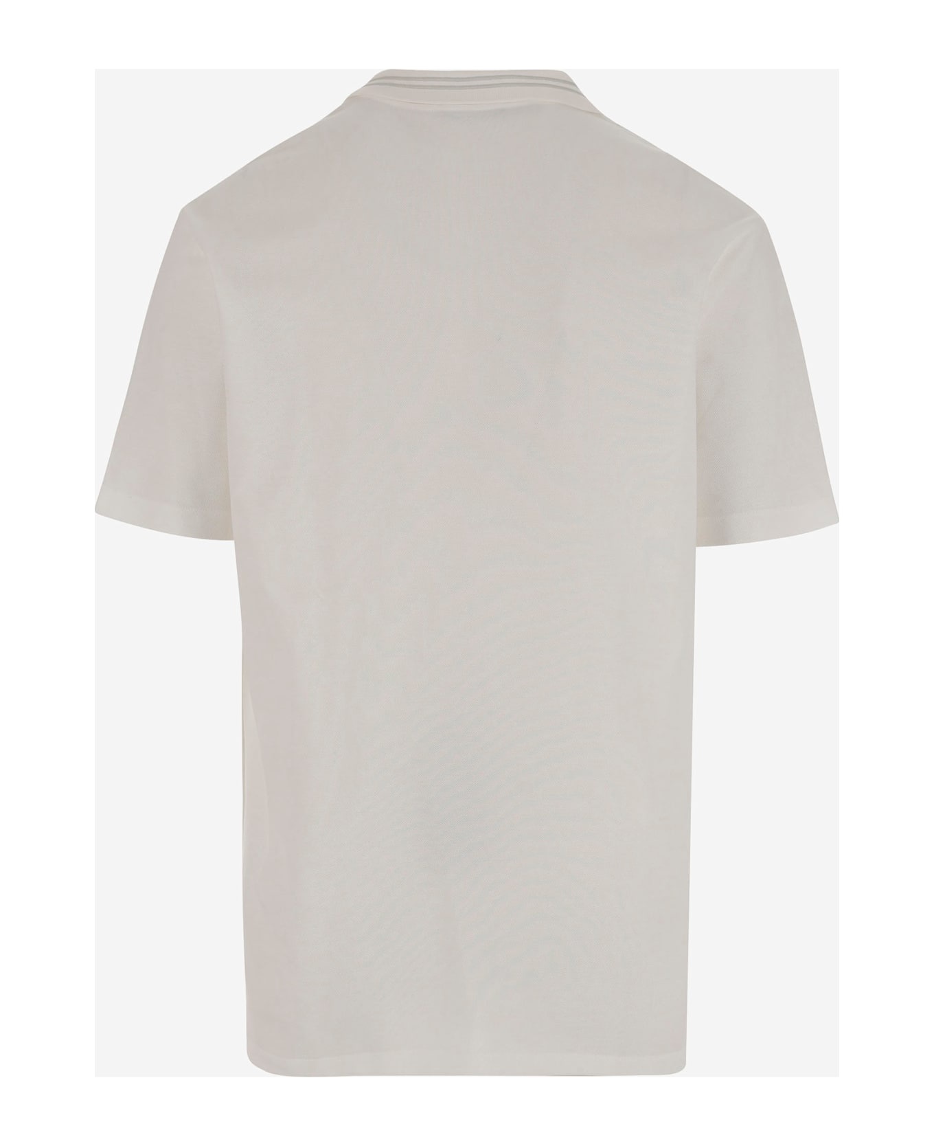 Polo Shirt With Medusa Embroidery - 2