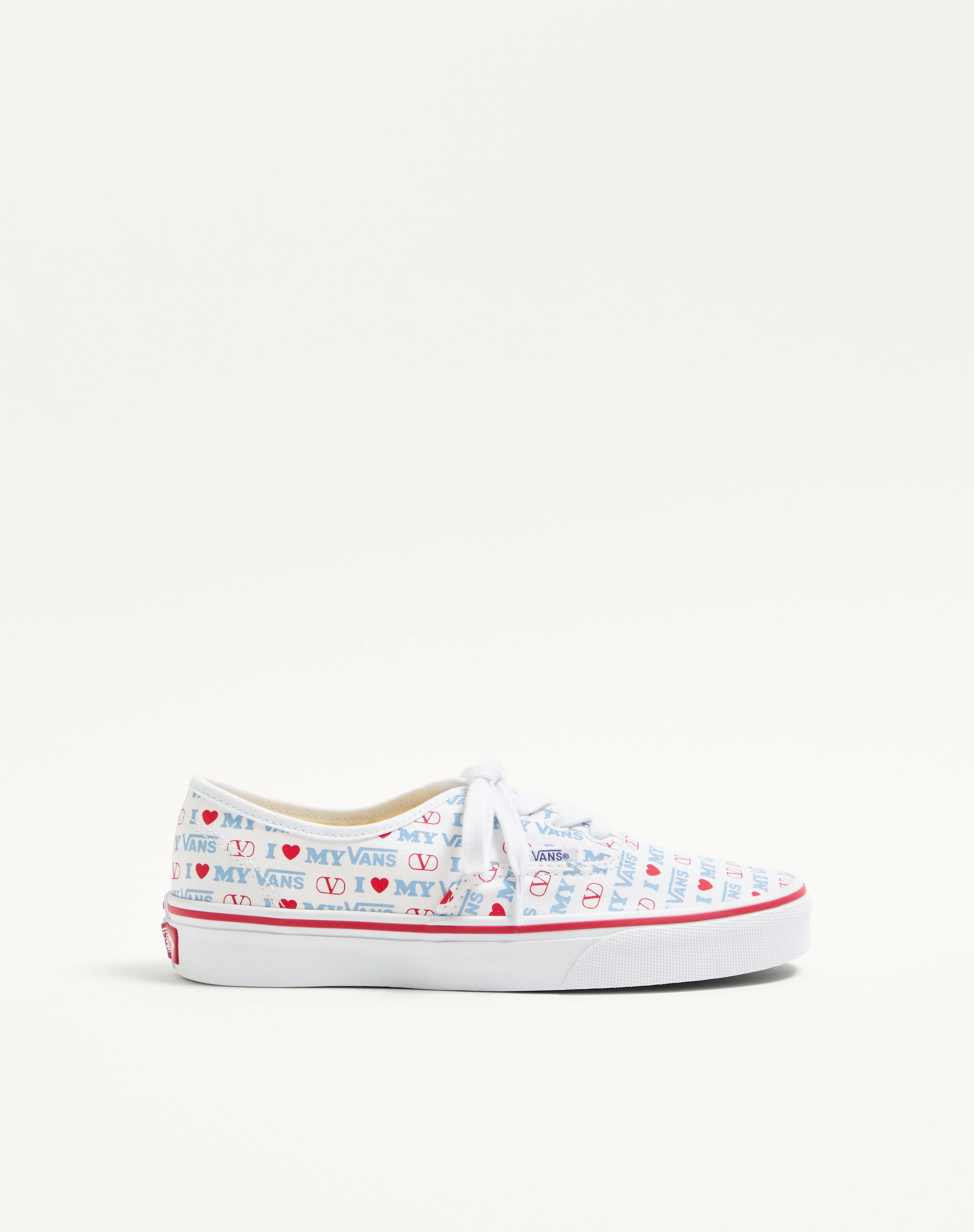 VALENTINO GARAVANI AND VANS LOW-TOP TRAINER IN VALENTINO VANS LOVE PRINT FABRIC - 1