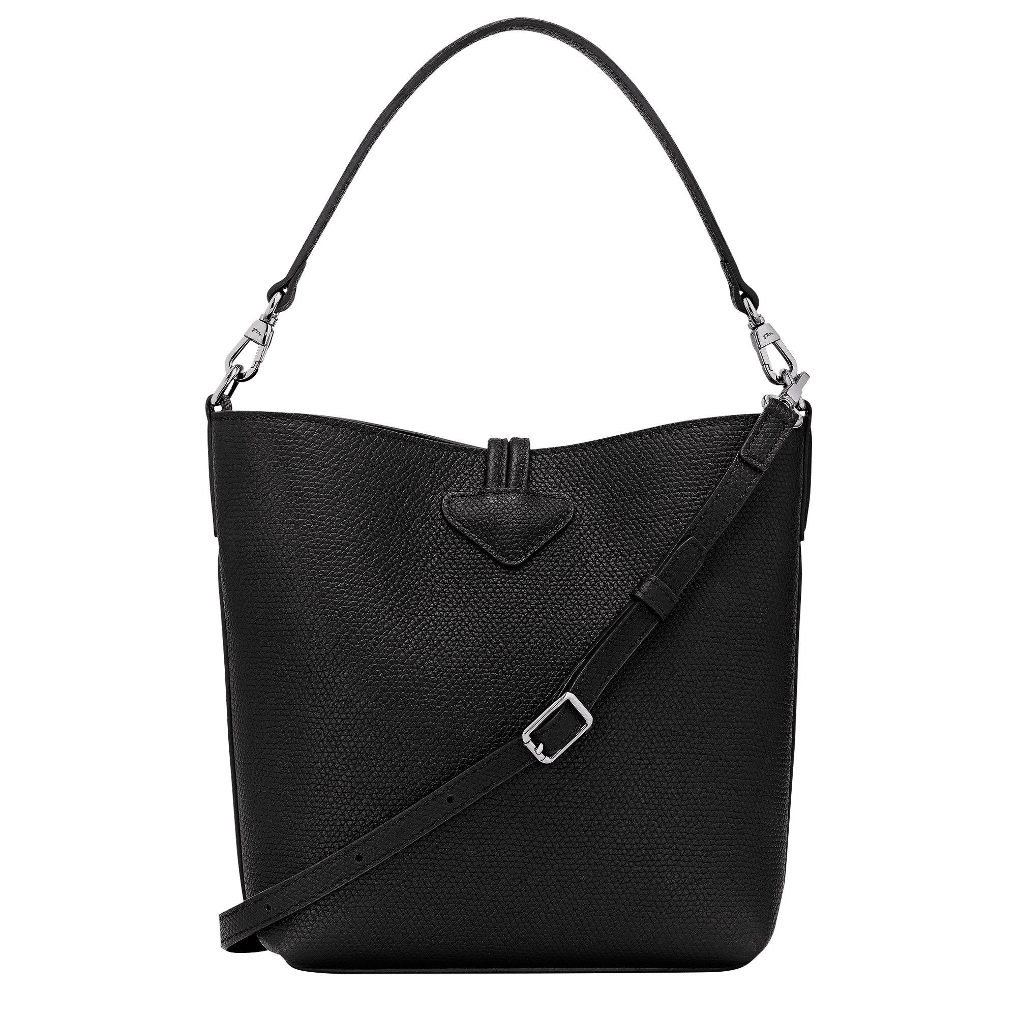 Le Roseau Bucket bag Black - Leather - 4