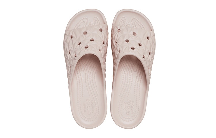 (WMNS) Crocs Classic Platform Slides 'Pink' 209564-6UR - 4