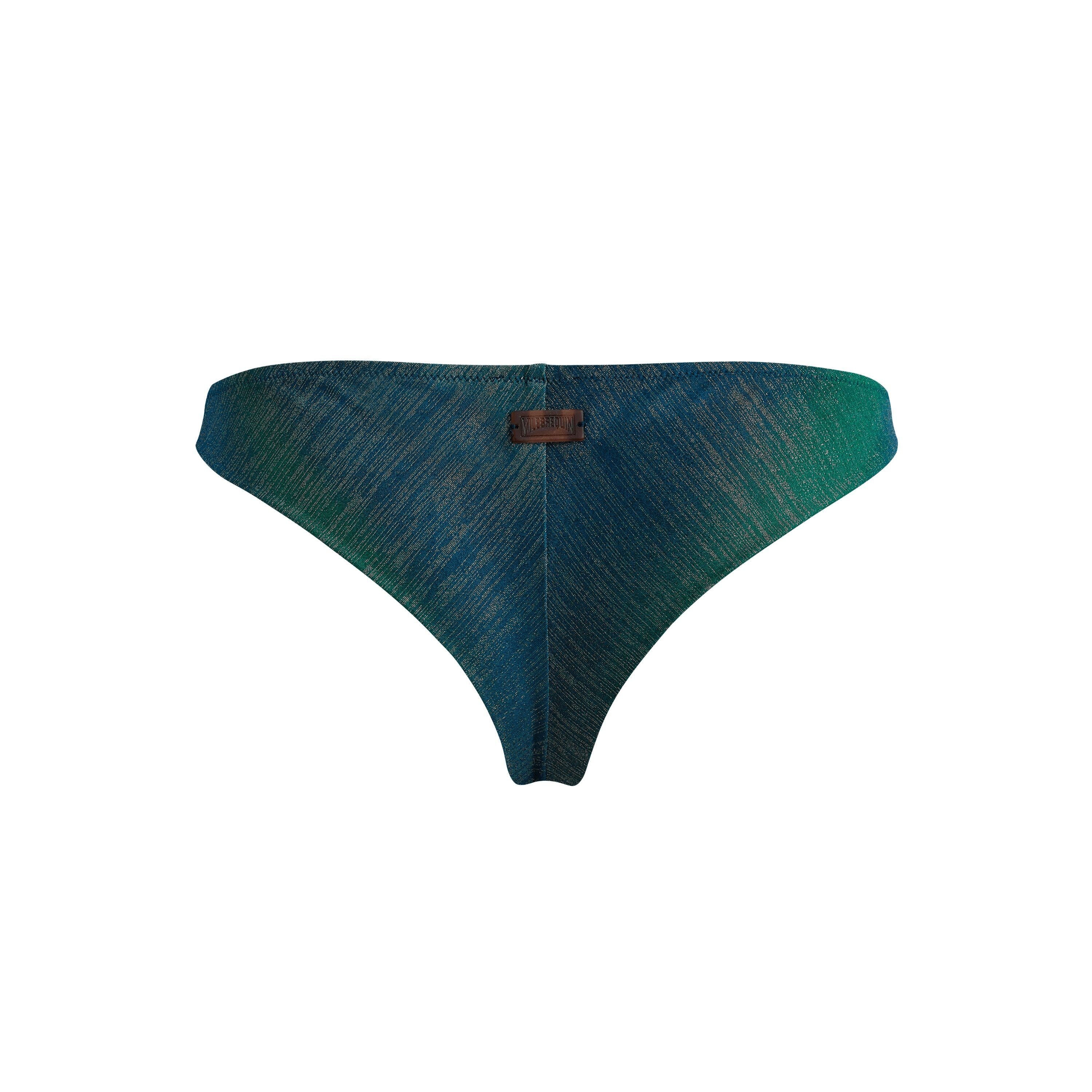 Vilebrequin Tanga Bikini Bottom Rainbow in Disco Green at Nordstrom - 2