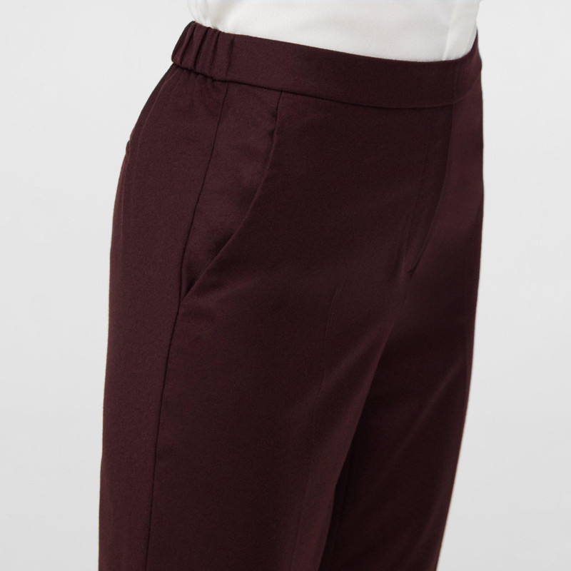 Theory Treeca Pull-On Pant in Sleek Flannel outlook