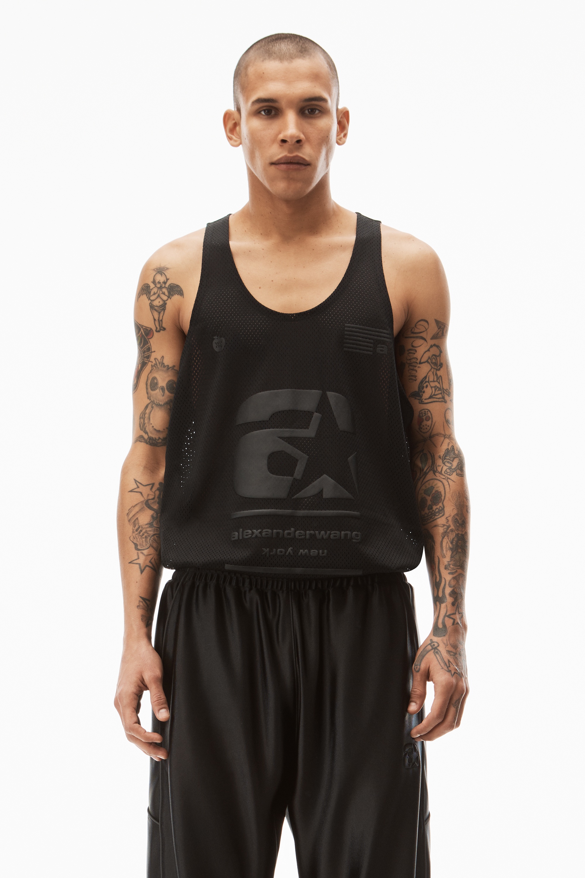STAR TANK IN ATHLETIC MESH - 2