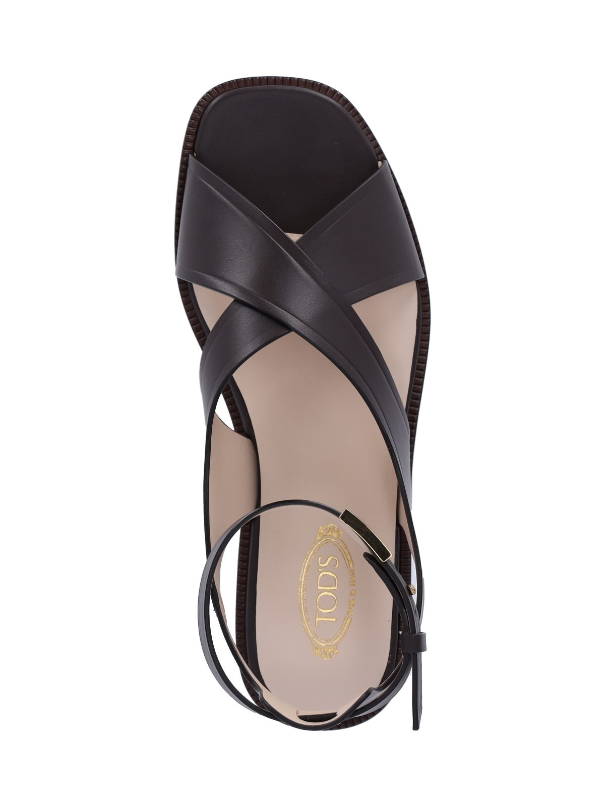 'CROSSOVER-STRAPS' SANDALS - 5