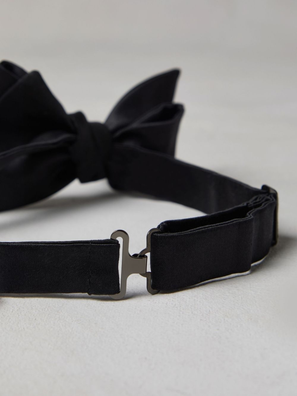 logo-patch bow tie - 3