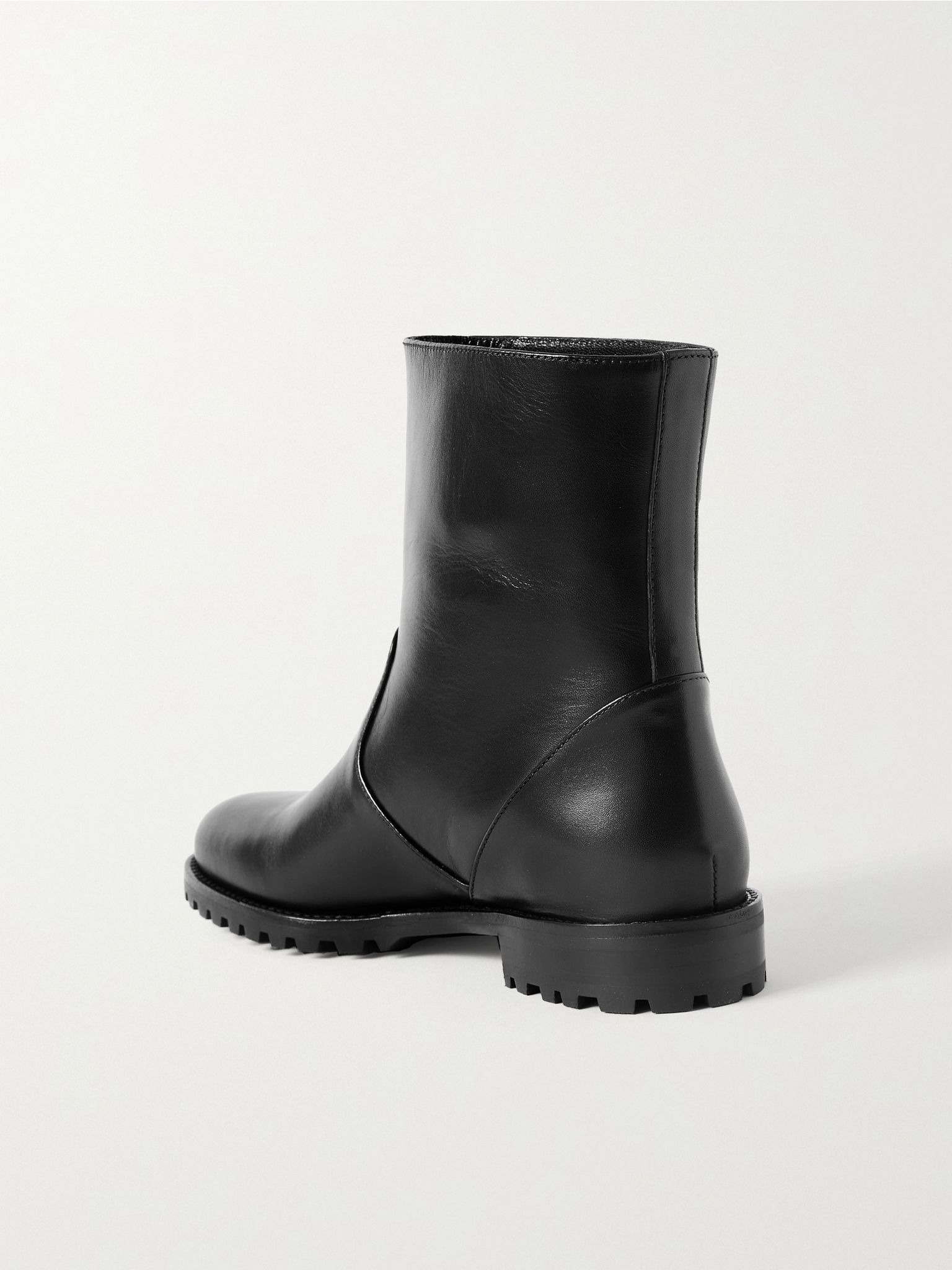 Motosa leather ankle boots Black - 3