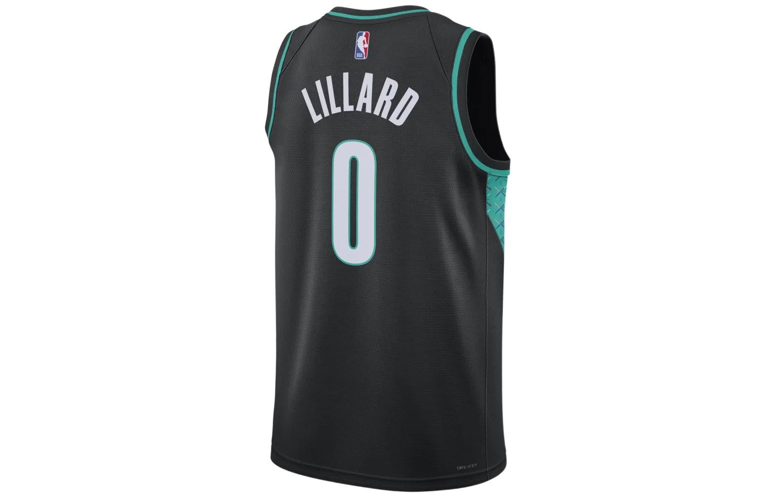 Nike Dri-FIT NBA Portland Trail Blazers Damian Lillard City Edition 2022/23 Swingman Jersey DO9608-0 - 2
