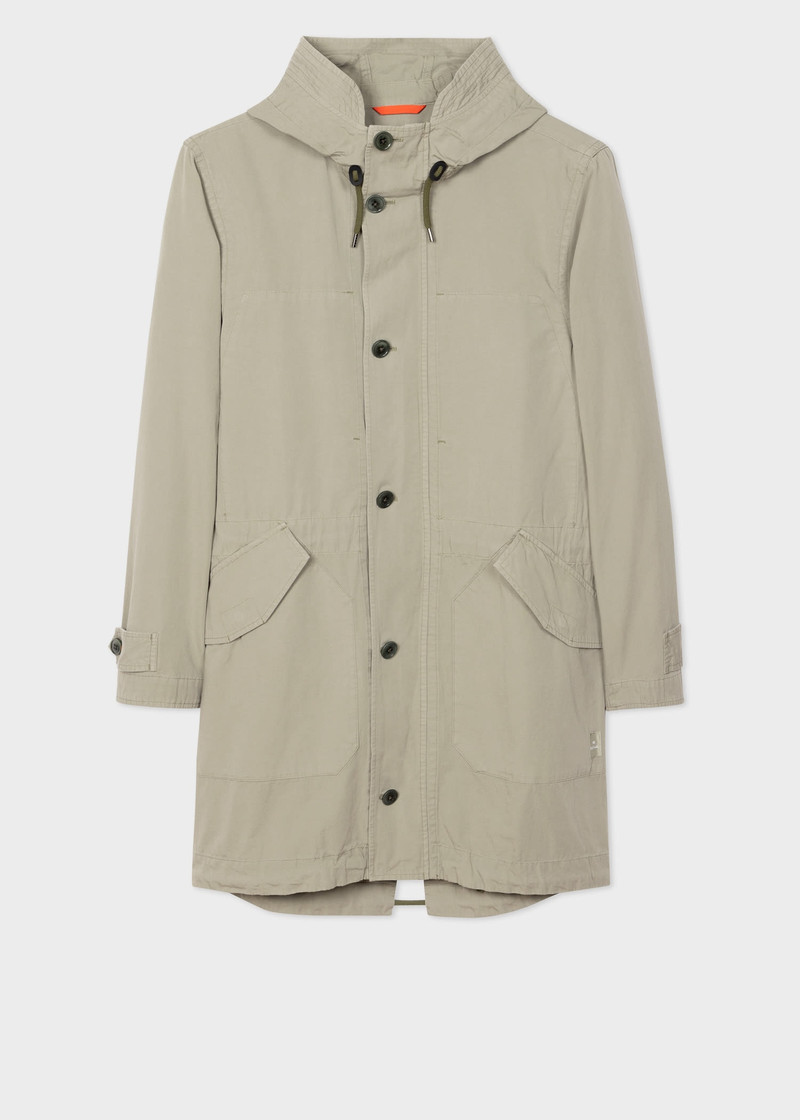 Cotton Hooded Parka Coat 1