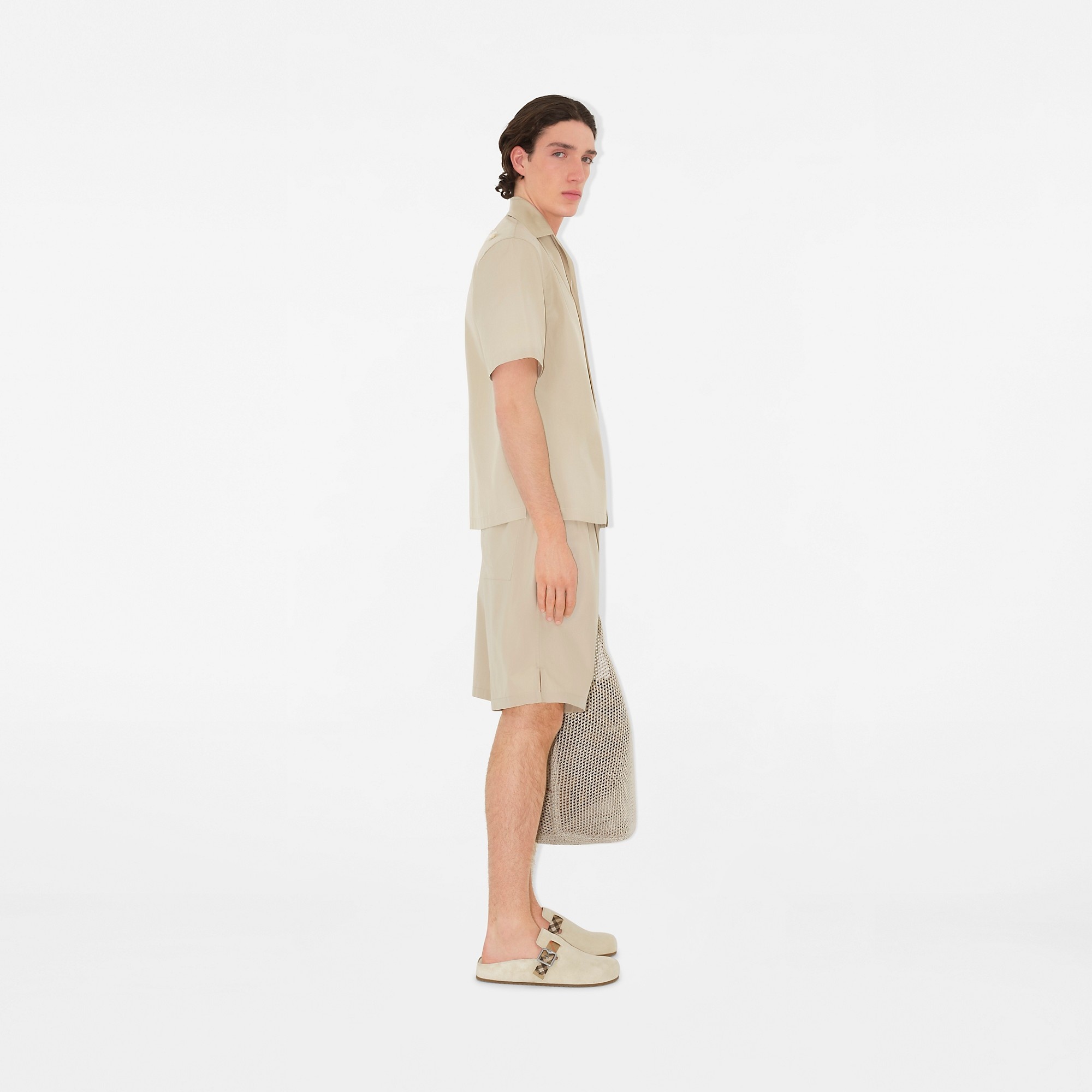 Relaxed Fit Knot Logo Cotton Shirt - 4