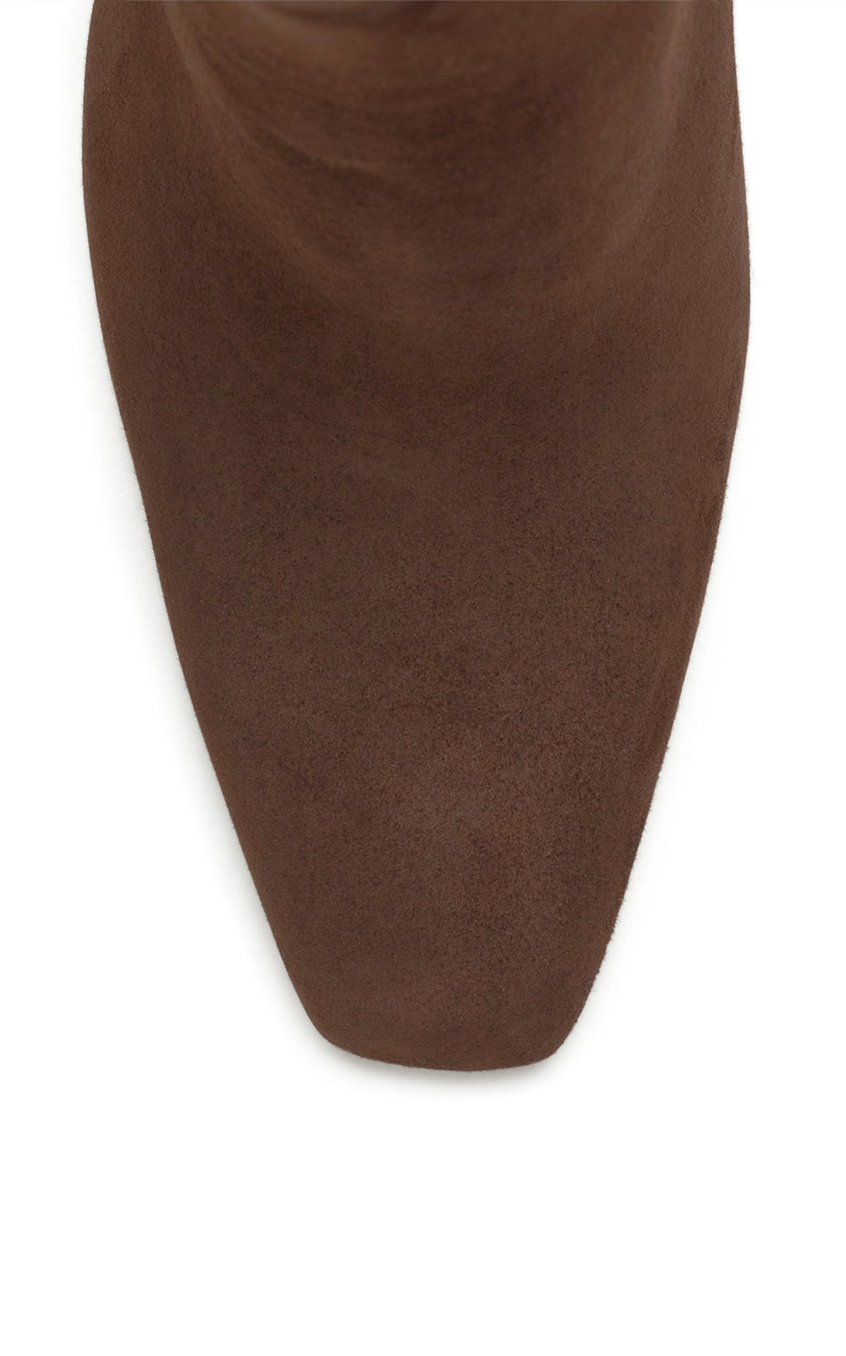 Luke High Heel Ankle Boot in Chocolate Suede - 5