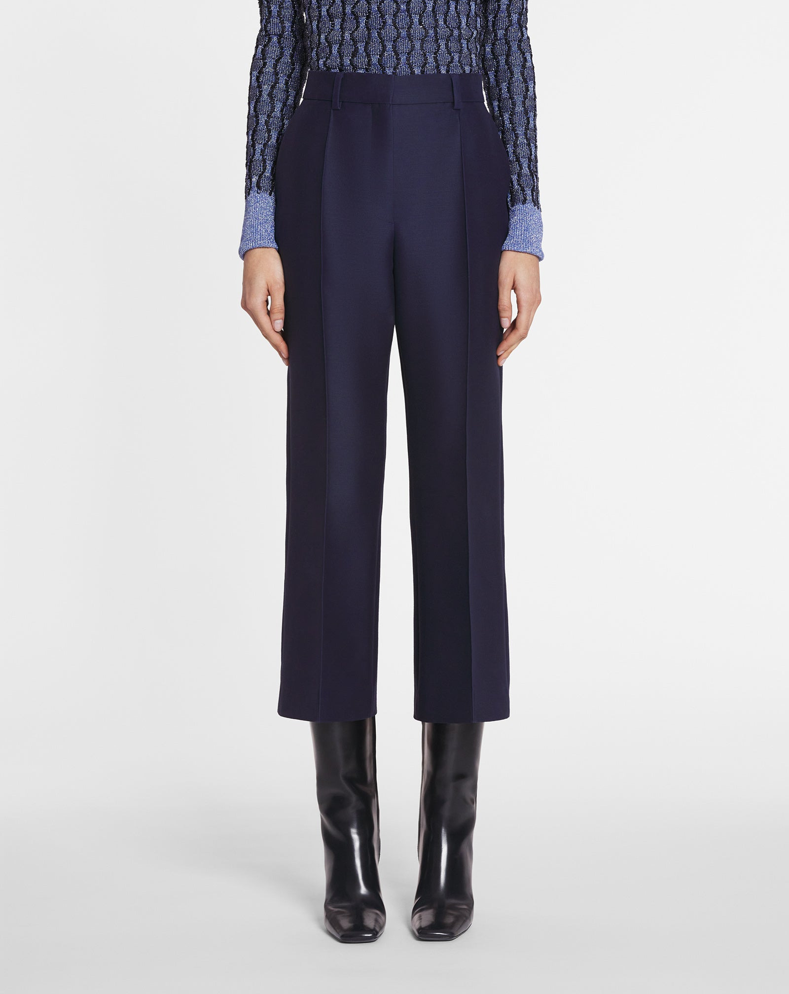 FLARED CROPPED PANTS - 3