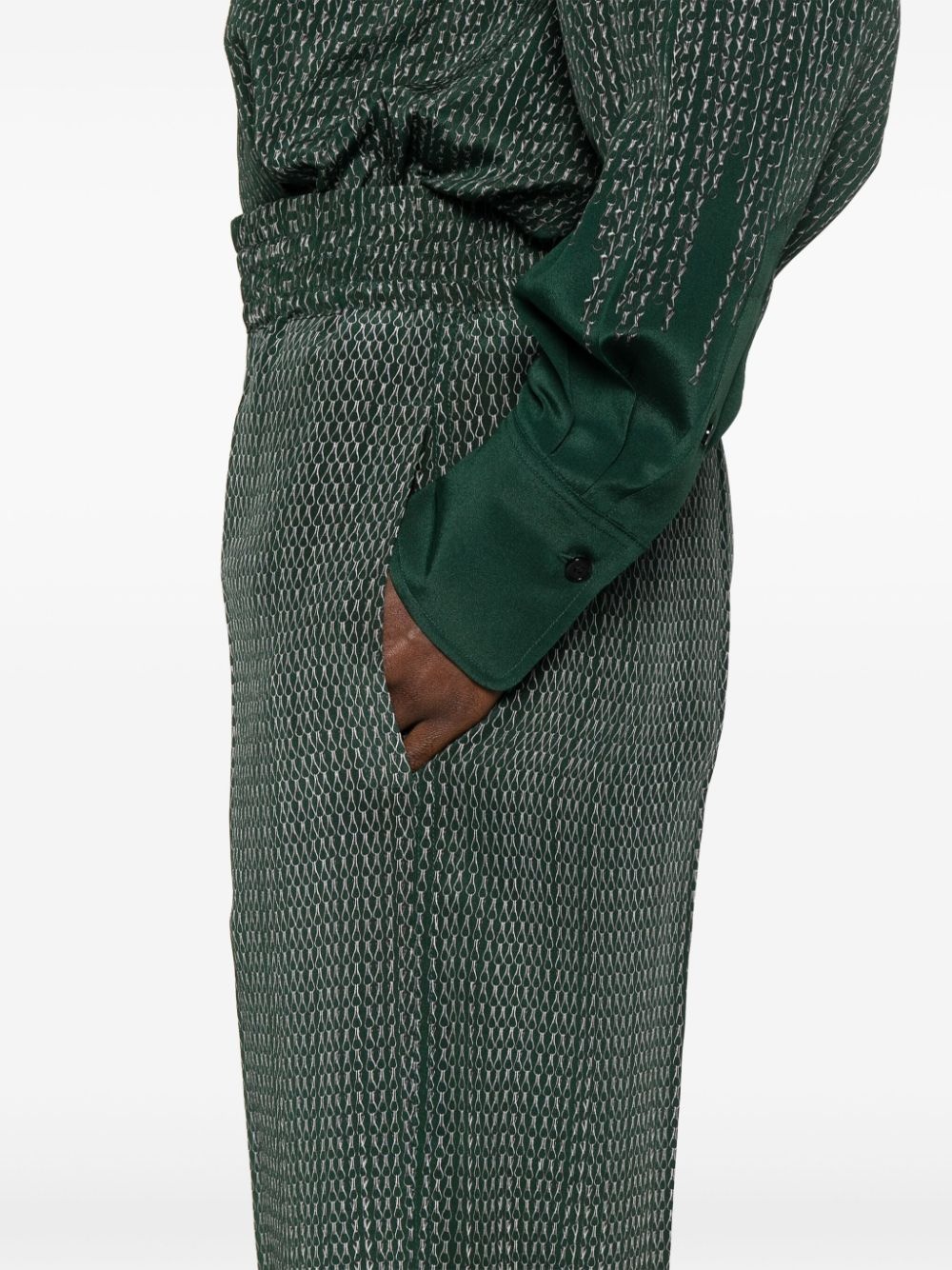 chain-link trousers - 5