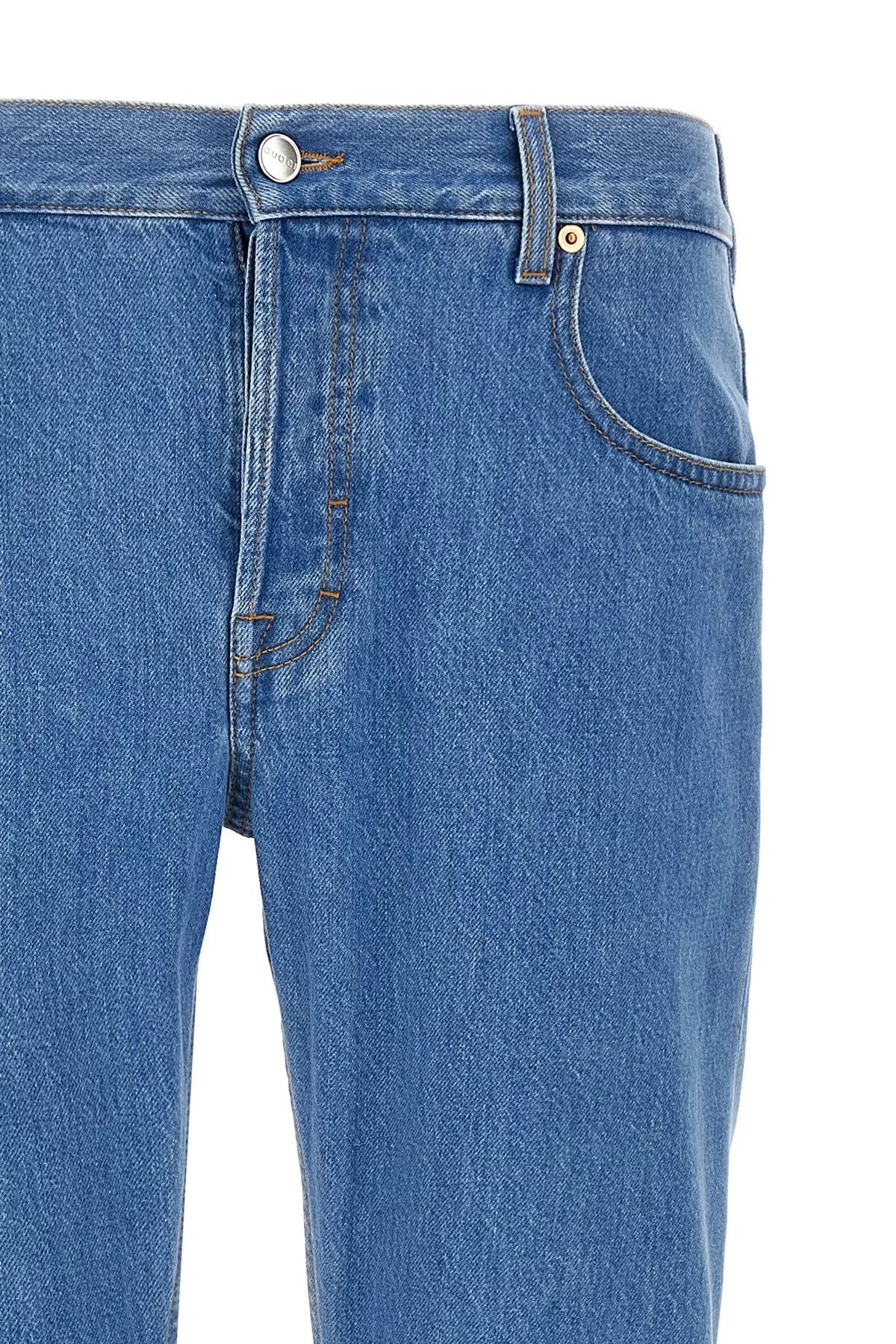 Gucci Men Turn Up Jeans - 3