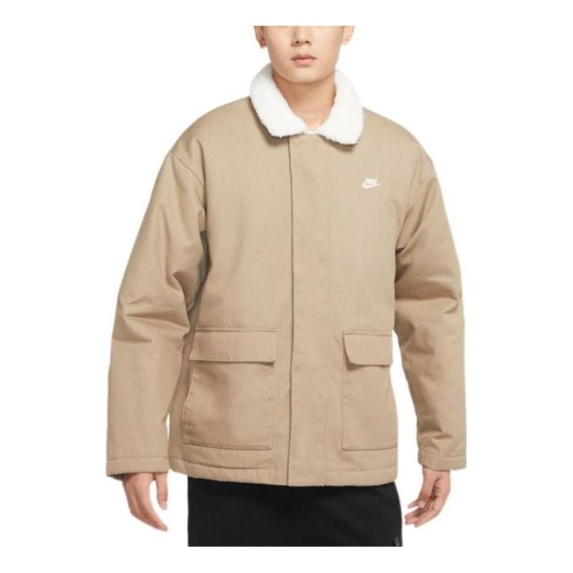 Nike fleece utility jacket 'Beige' FD6683-247 - 1