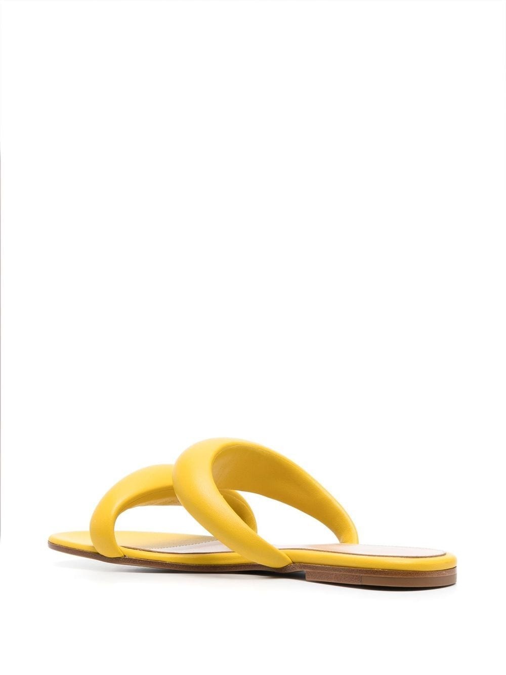 double-strap leather sandals - 3
