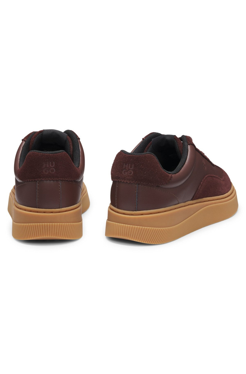 HUGO LOW-TOP SNEAKERS WITH SUEDE OVERLAYS outlook