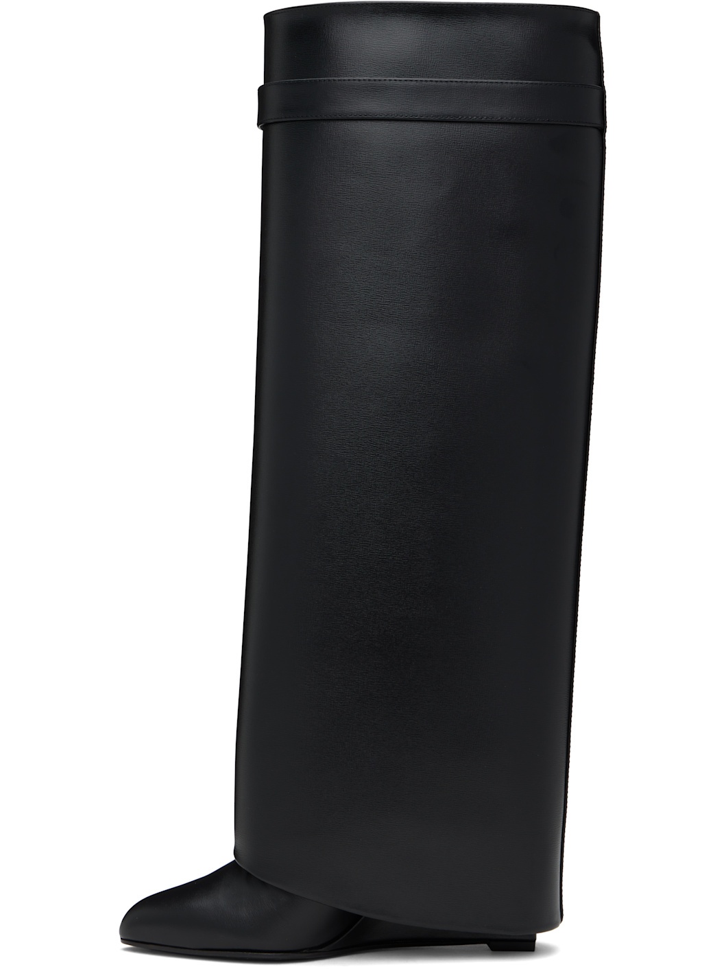 Black Shark Lock Tall Boots - 3