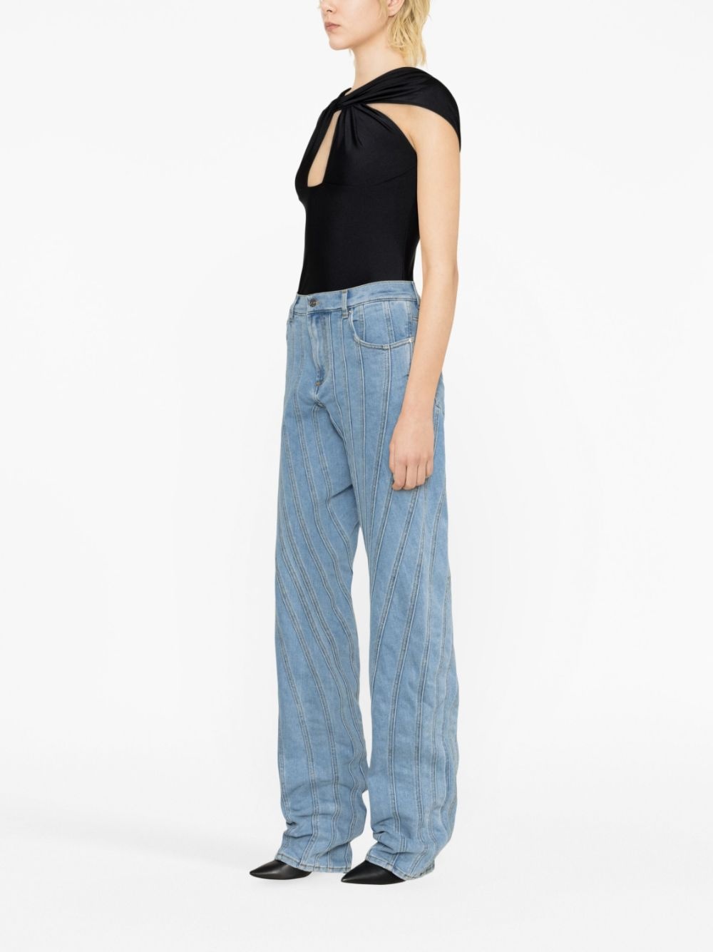 Snow Spiral straight-leg jeans - 4